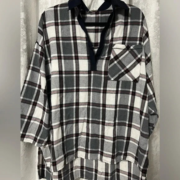 Free People Sunday Morning Sleep Shirt NWOT size Small Oversized